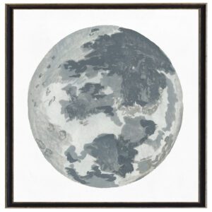 Watercolor Full moon