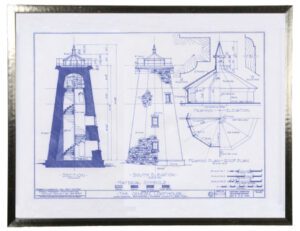 Small Genesee Lighthouse Blueprint