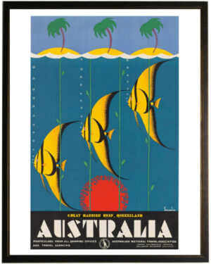 Australia travel poster