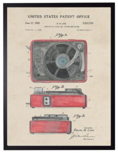 Watercolor Record Player Patent