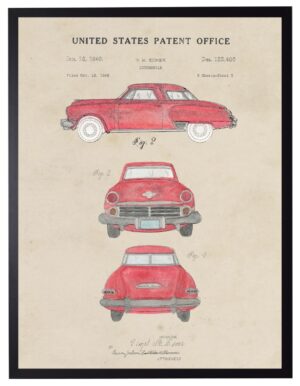 Watercolor Automobile Patent