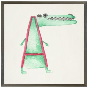Watercolor A Alligator