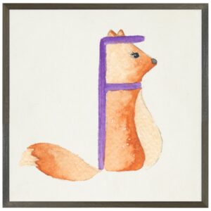 Watercolor F Fox