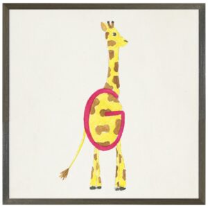 Watercolor G Giraffe
