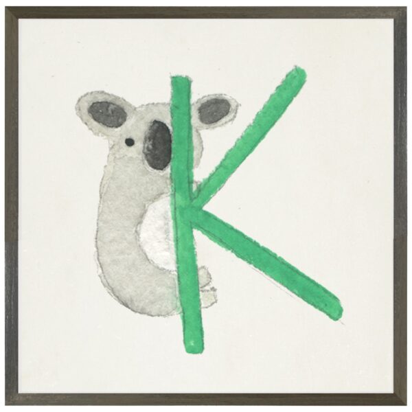 Watercolor K Koala