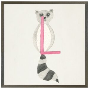 Watercolor L Lemur