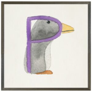 Watercolor P Penguin