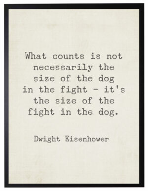 What counts is not quote