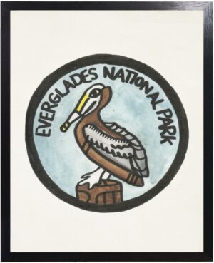 Everlgades National Park logo with bird