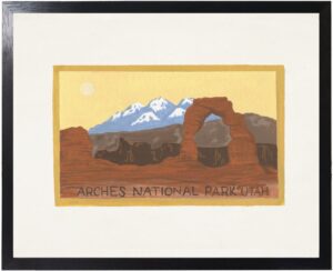 Arches National Parks postcard