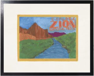 Zion National Park postcard