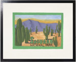 Saguaro National Park postcard