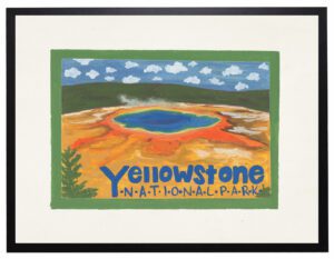 Yellowstone National Park postcard