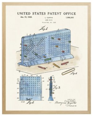 Battleship patent on light background