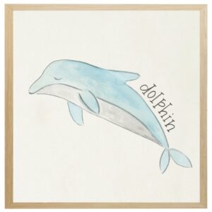 Nautical Alphabet D Dolphin