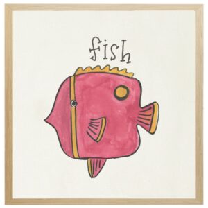 Nautical Alphabet F fish