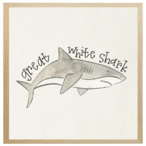 Nautical Alphabet G Great White Shark