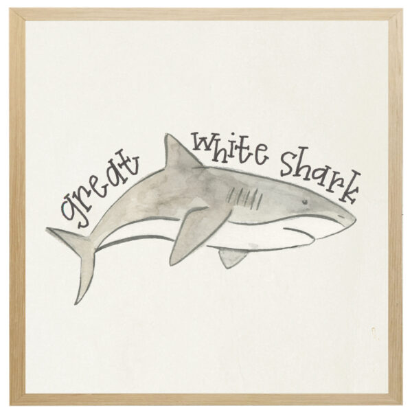 Nautical Alphabet G Great White Shark