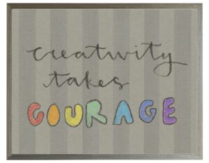 Creativity takes courage in pastels