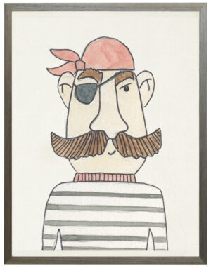 Watercolor Pirate