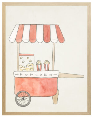 Watercolor circus refreshmant stand