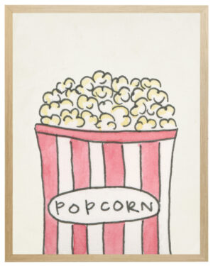 Watercolor popcorn