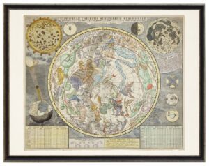 Vintage constellation map