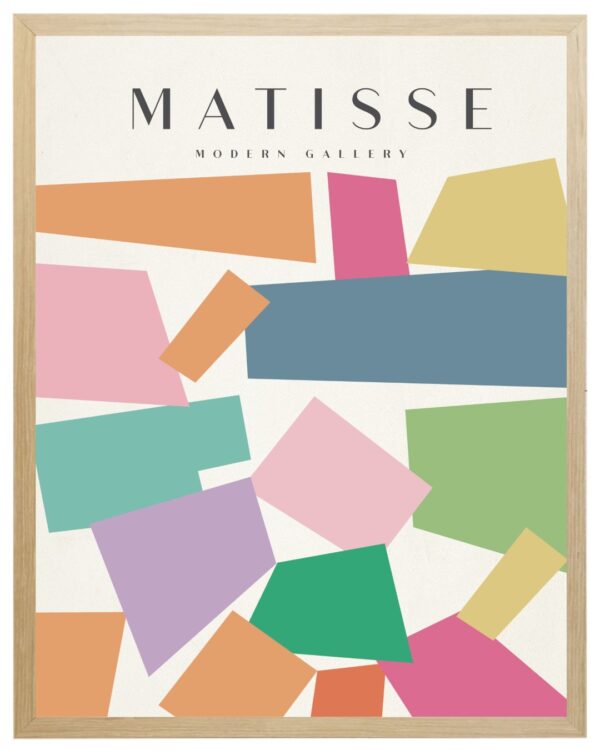 Matisse multi colored geometric