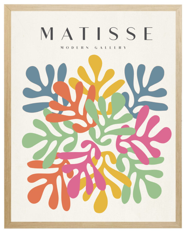 Matisse multi colored geometric