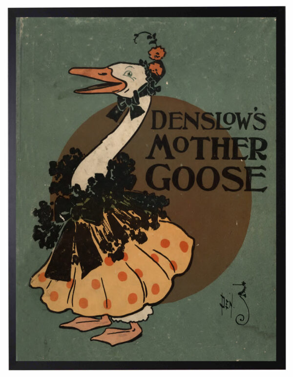 Vintage Mother Goose book cover
