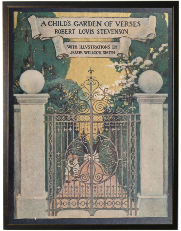 Vintage A Child's Garden of Verses book cover