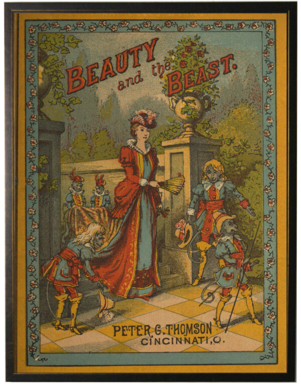 Vintage Beauty and the Beast book cover