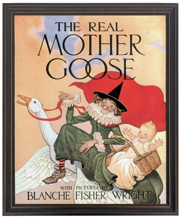 Vintage The Real Mother Goose book cover