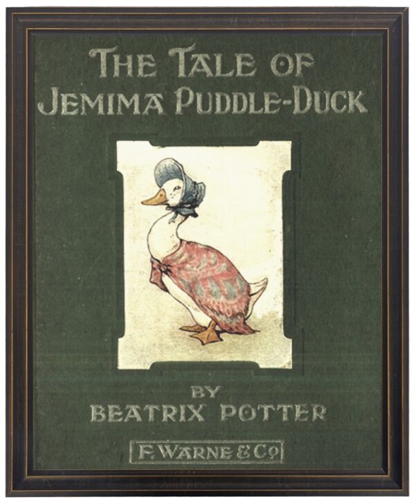 Vintage The Tale of Jemima Puddle-Duck book cover