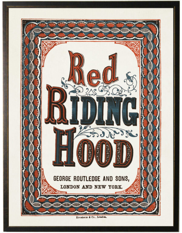 Vintage Red Riding Hood book cover