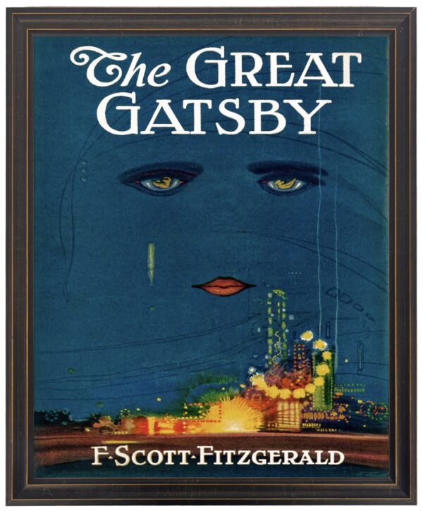 Vintage The Great Gatsby book cover