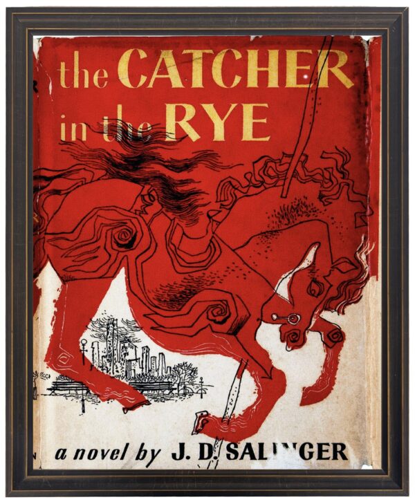 Vintage The Catcher in the Rye book cover