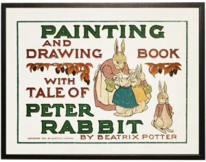 Vintage Peter Rabbit book cover