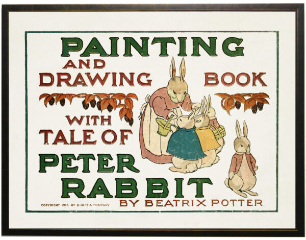 Vintage Peter Rabbit book cover