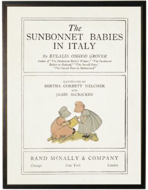 Vintage The Sunbonnet Babies book cover