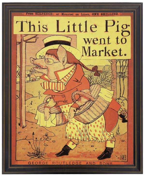 Vintage This Little Pig Went to Market book cover