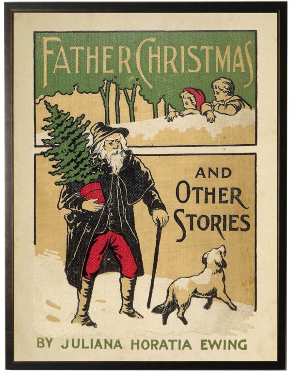 Vintage Christmas book cover