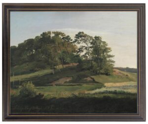 Vintage landscape oil painting reproduction