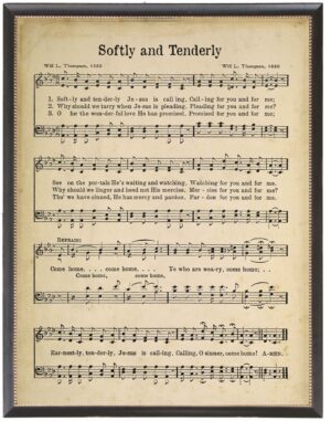 Softly and Tenderly Hymn