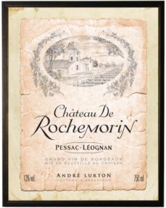Chateau de Rochemorin wine label
