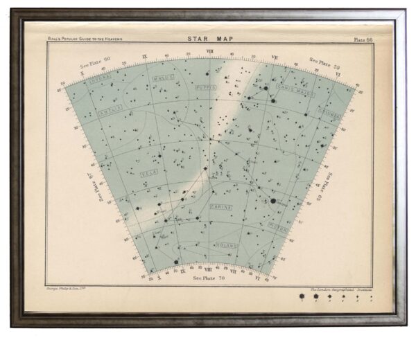 Constellation star map 66