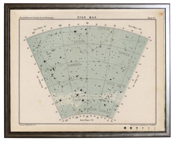 Constellation star map 67