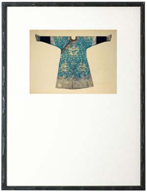 Turquoise Oriental Robe with mat