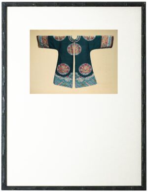Dark Turquoise and Pink Oriental Robe with mat