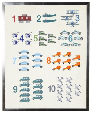 Watercolor counting with transportation